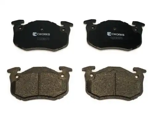 Колодки тормозные задние low metallic renault CWORKS C12CR0073