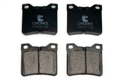 C12cr1017 тормозные колодки задние (low metallic) CWORKS C12CR1017
