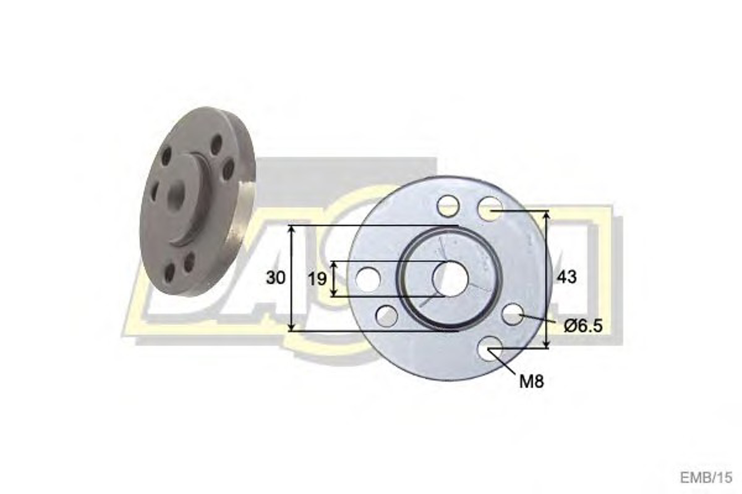 Насос гидроусилителя DA SILVA DP2655
