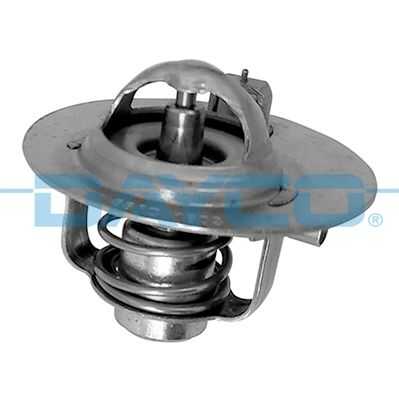 Thermostat with flange