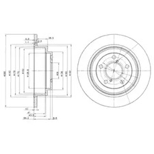 Диск тормозной DELPHI BG2826