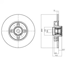 2007558 DELPHI BG9053RSC