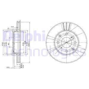 Тормозные диски DELPHI BG2673