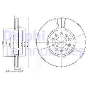 Тормозные диски DELPHI BG3035C