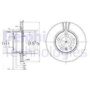 Тормозные диски DELPHI BG3043
