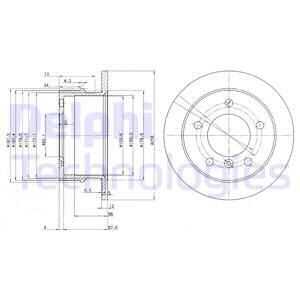 Тормозные диски DELPHI BG3235