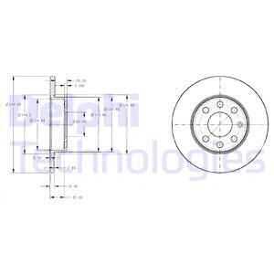 Тормозные диски DELPHI BG3567