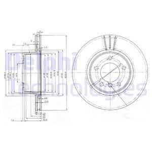 Тормозные диски DELPHI BG3870
