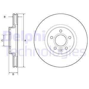 Тормозные диски DELPHI BG3895C
