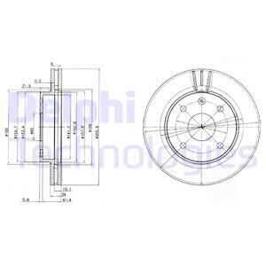 Тормозные диски DELPHI BG4003