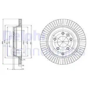 Тормозные диски DELPHI BG4020C