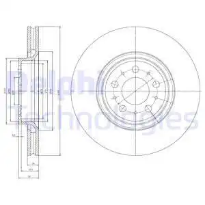 Тормозные диски DELPHI BG4071