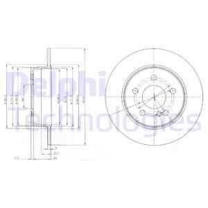 Тормозные диски DELPHI BG4152