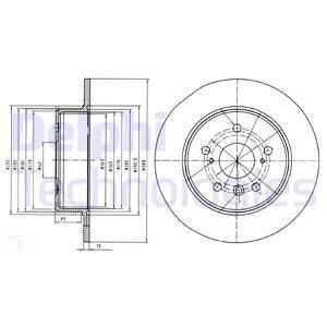 Тормозные диски DELPHI BG4156