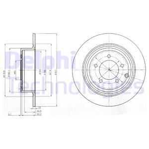 Тормозные диски DELPHI BG4169