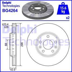Тормозные диски DELPHI BG4264