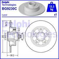Bg9230rsc деталь DELPHI BG9230RSC