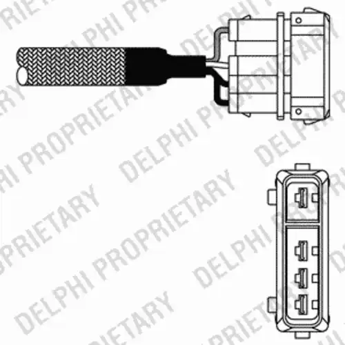 Датчик давления наддува во впускном коллекторе DELPHI ES10333-12B1