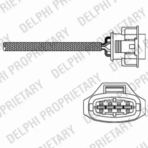 Датчик давления наддува во впускном коллекторе DELPHI ES1079012B1