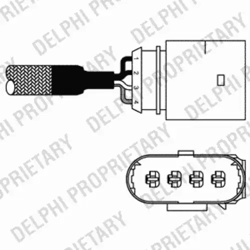 Датчик давления наддува во впускном коллекторе DELPHI ES1098112B1