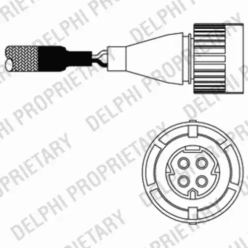 Датчик давления наддува во впускном коллекторе DELPHI ES10986-12B1