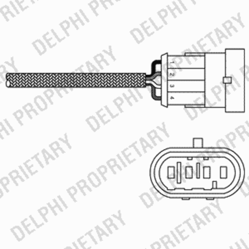 Датчик давления наддува во впускном коллекторе DELPHI ES20277-12B1
