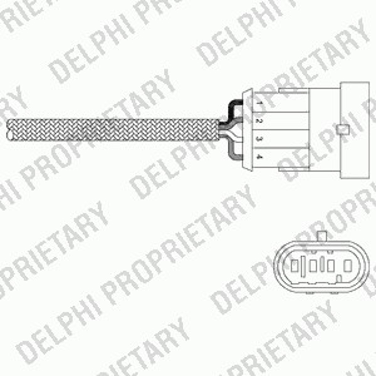 Лямбда-зонд DELPHI ES20302-12B1
