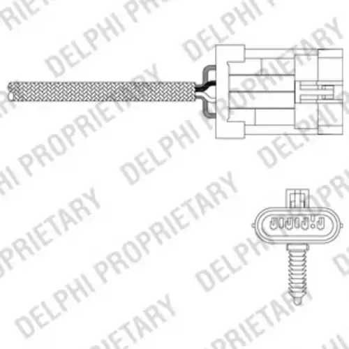 Датчик давления наддува во впускном коллекторе DELPHI ES20335-12B1