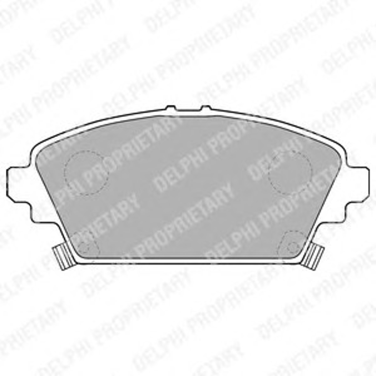 Колодки тормозные дисковые DELPHI LP1503