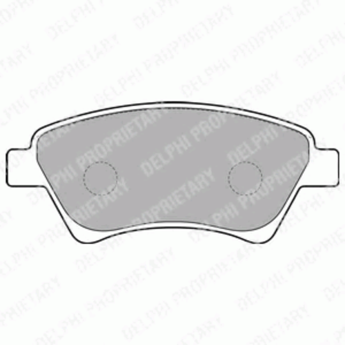 Тормозные колодки DELPHI LP1730