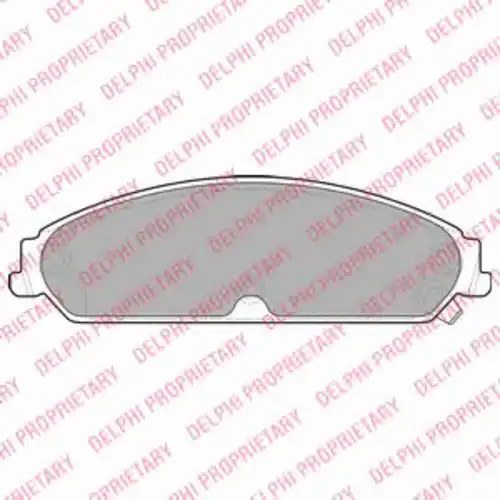 Тормозные колодки DELPHI LP2033
