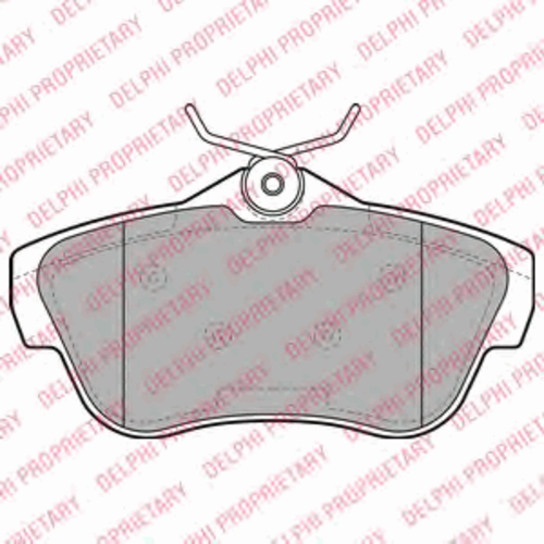 Тормозные колодки DELPHI LP2071