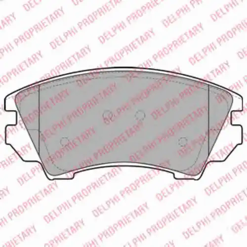 Тормозные колодки DELPHI LP2081