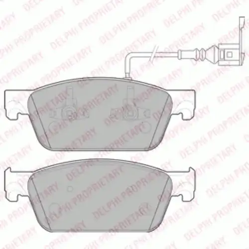 Тормозные колодки DELPHI LP2199