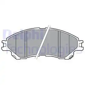 Тормозные колодки DELPHI LP2664