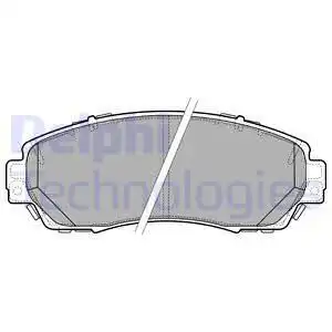 Тормозные колодки DELPHI LP2710