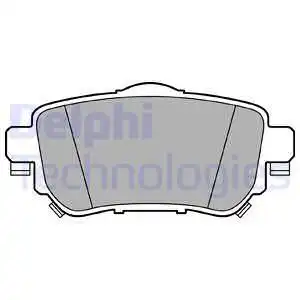 Тормозные колодки DELPHI LP3145