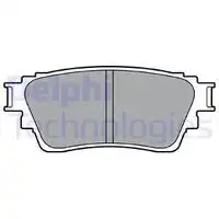 Колодки тормозные дисковые комплект DELPHI LP3408