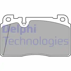 Колодки тормозные дисковые комплект DELPHI LP3677