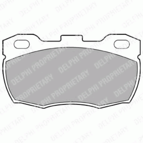 Тормозные колодки DELPHI LP506