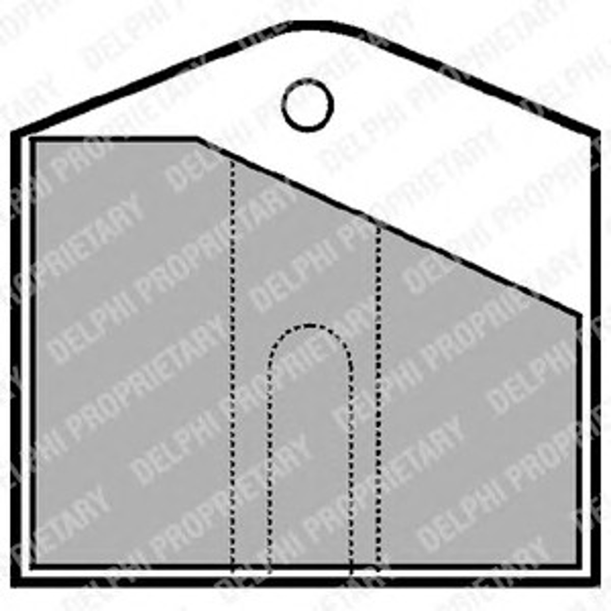 Колодки тормозные дисковые DELPHI LP553