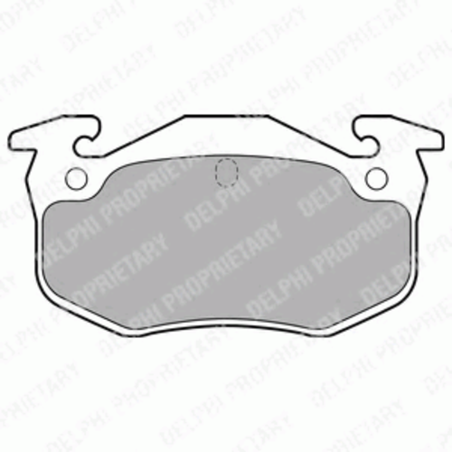 Тормозные колодки DELPHI LP699