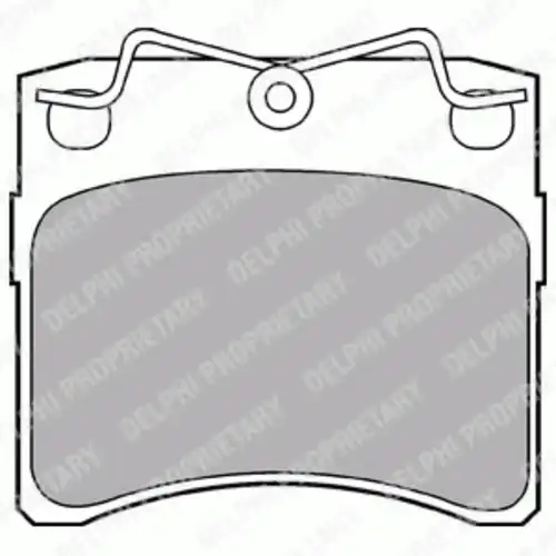 Тормозные колодки DELPHI LP785