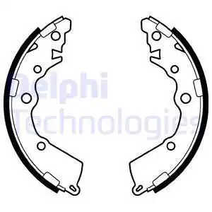 Колодки тормозные DELPHI LS2068