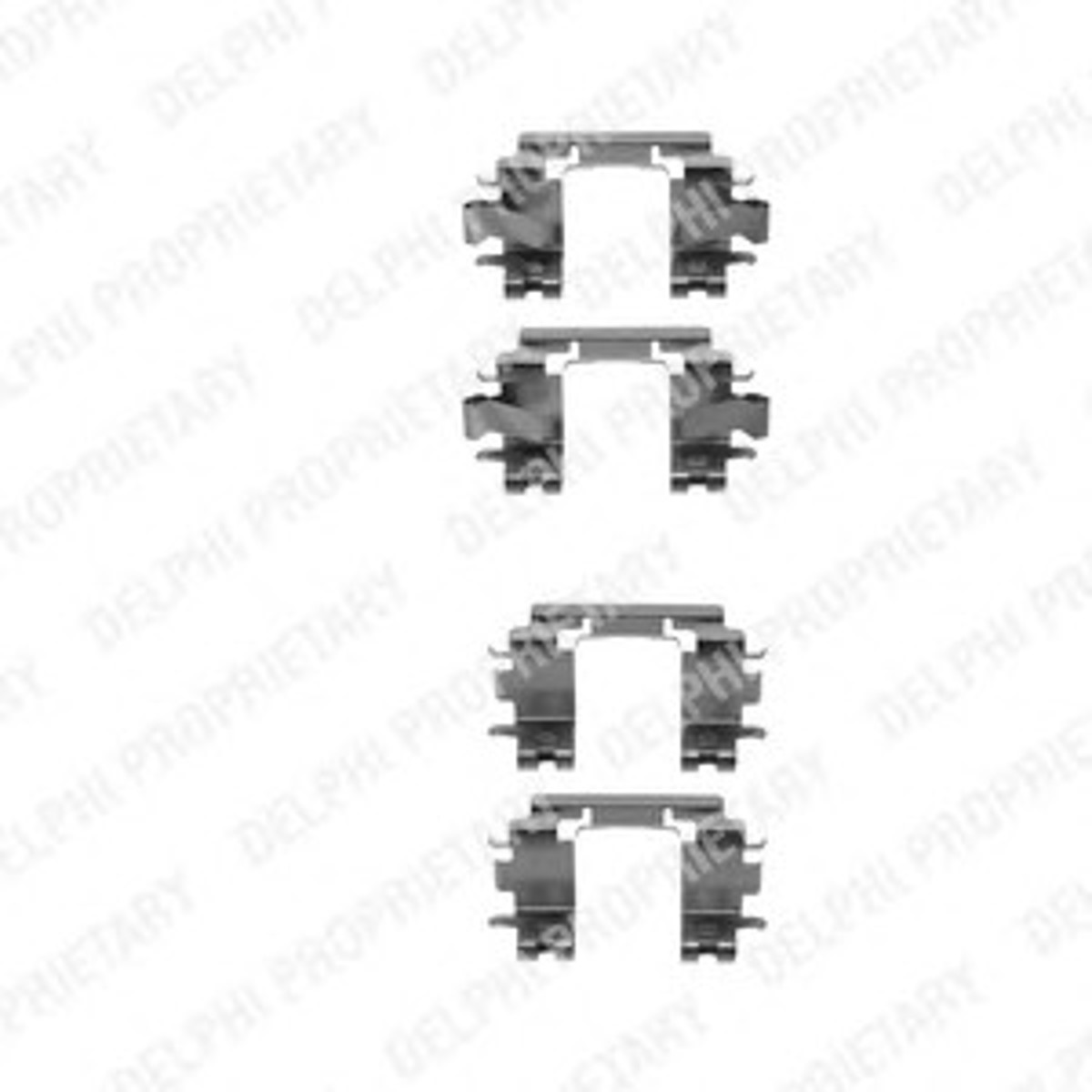 Комплектующие колодки дискового тормоза DELPHI LX0298