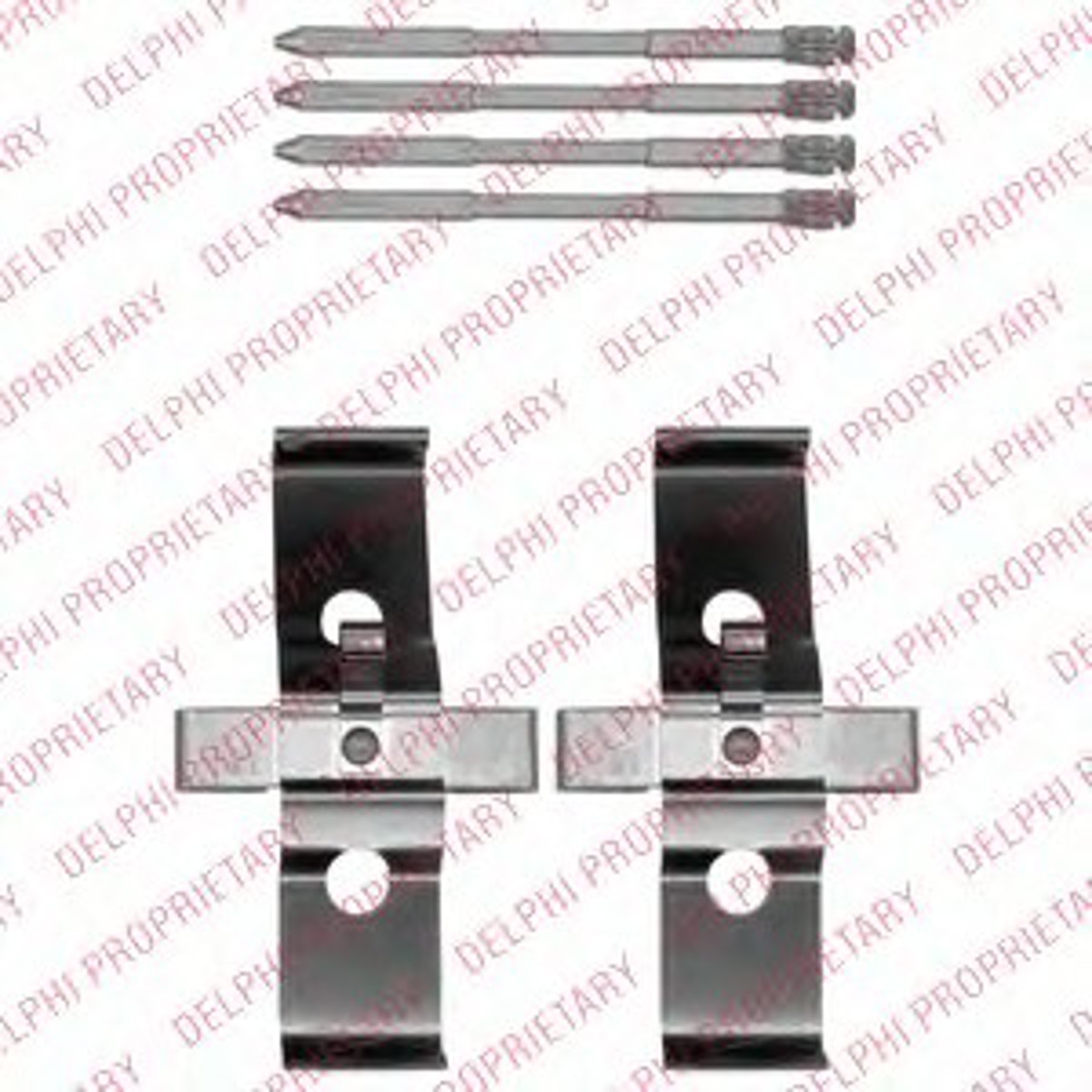 Комплектующие колодки дискового тормоза DELPHI LX0548