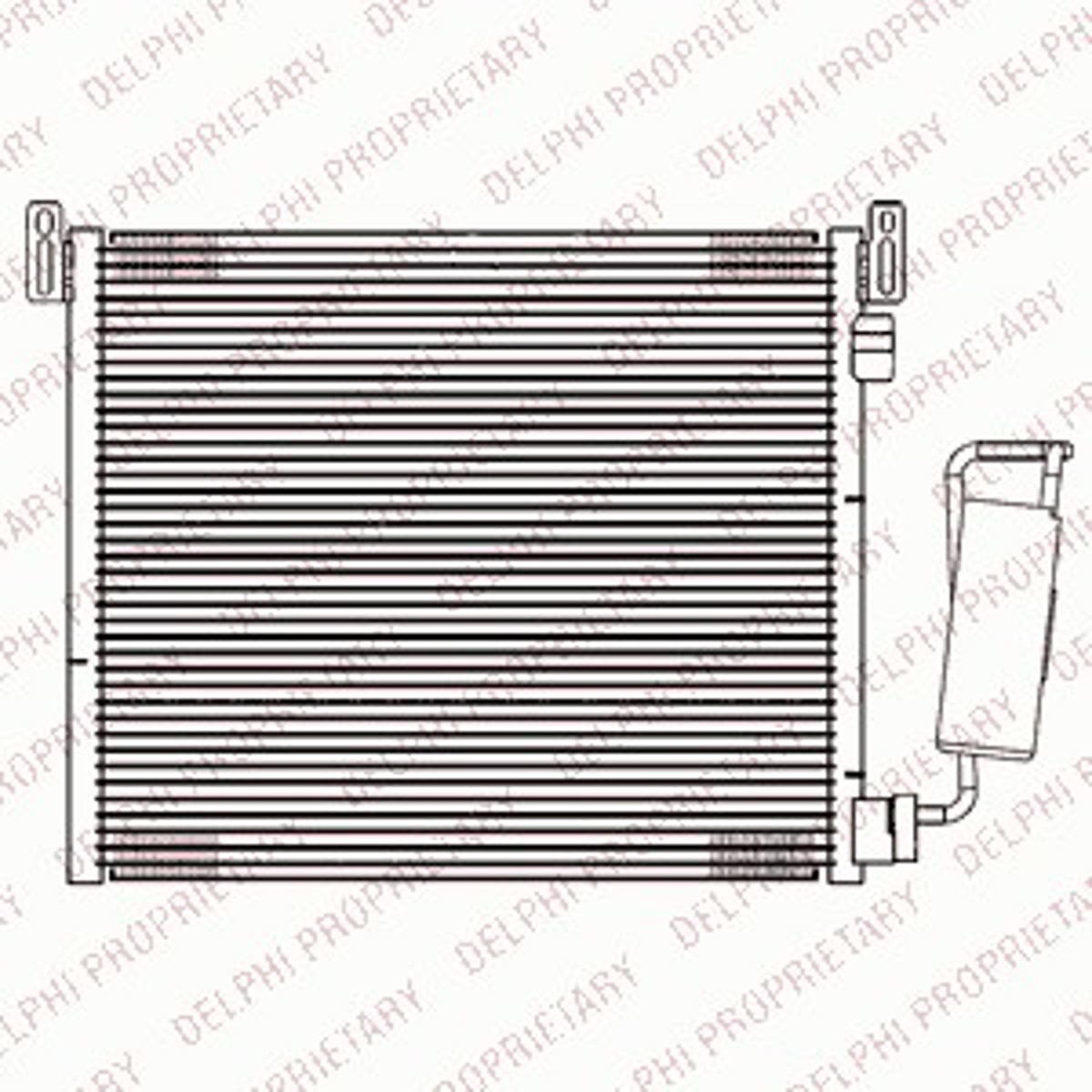 Конденсатор кондиционер DELPHI TSP0225688