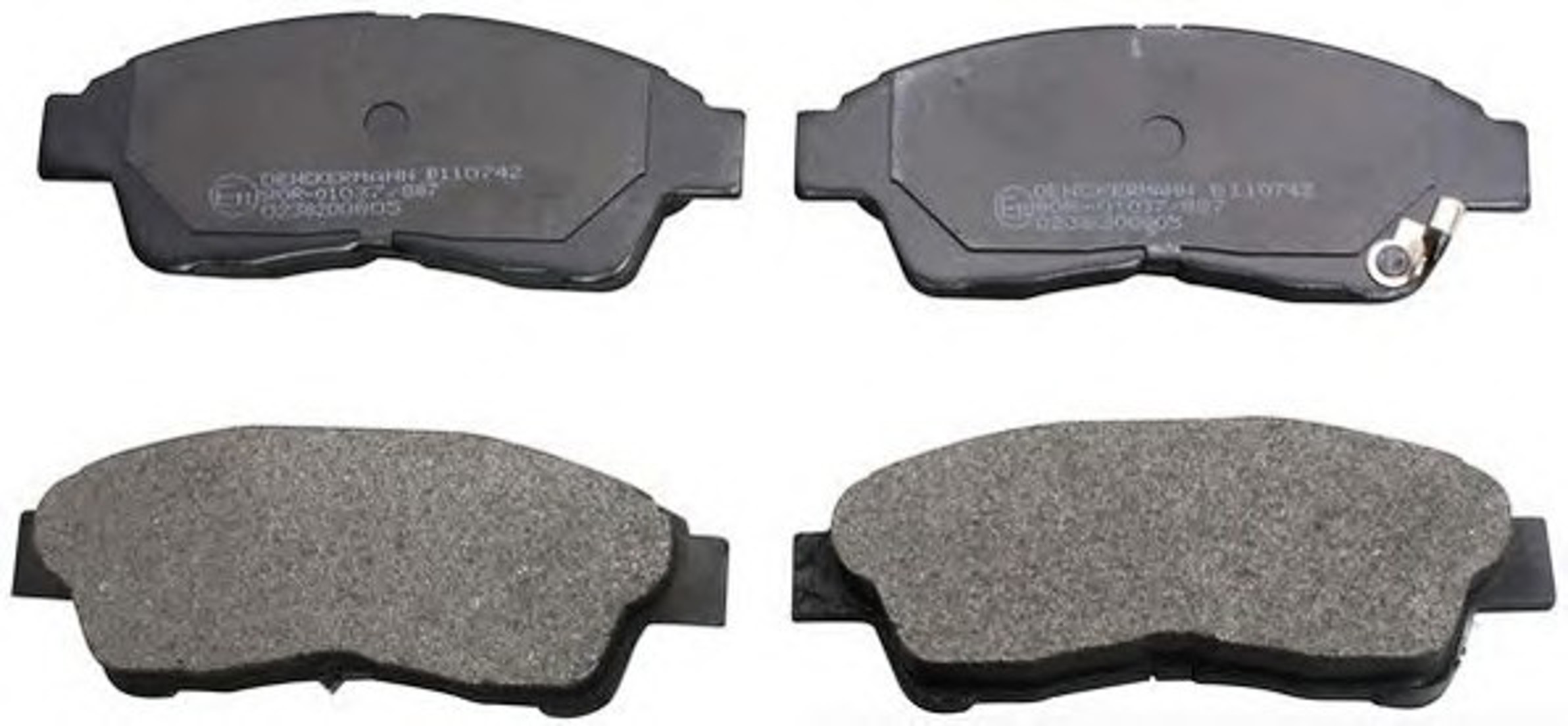 Колодки тормозные дисковые DENCKERMANN B110742