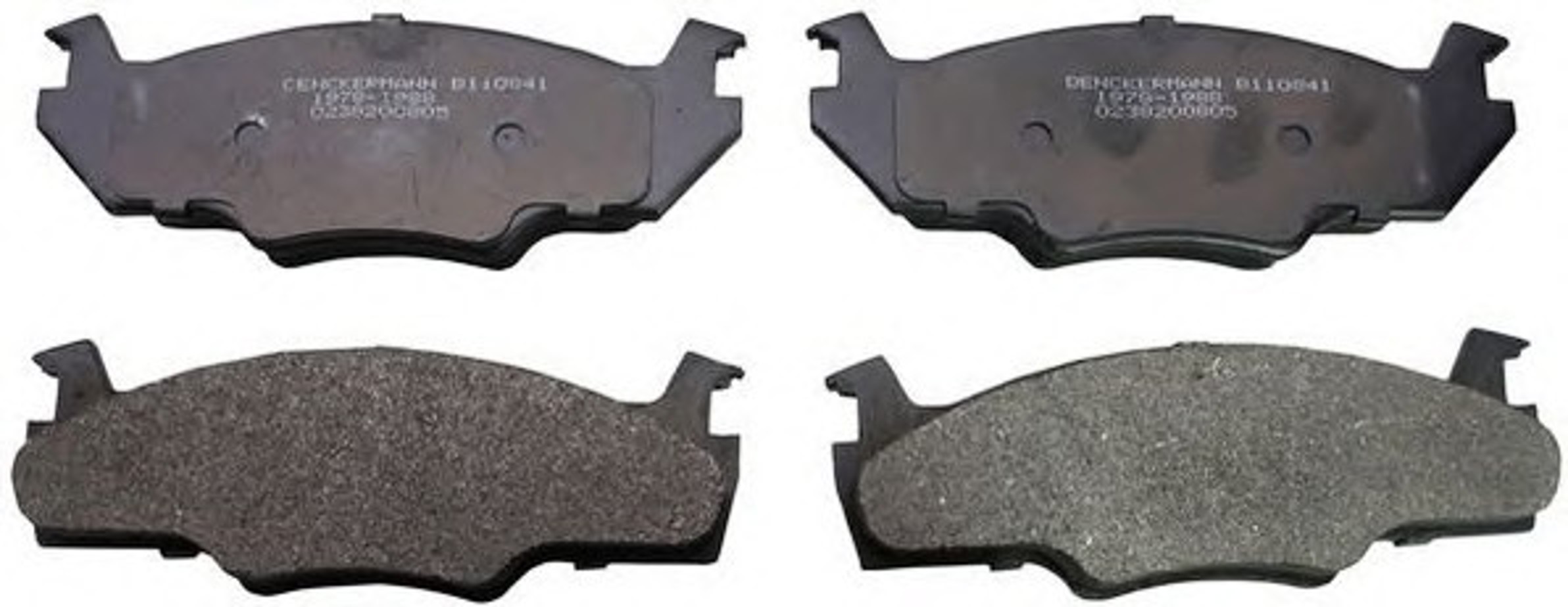 Колодки тормозные дисковые DENCKERMANN B110841