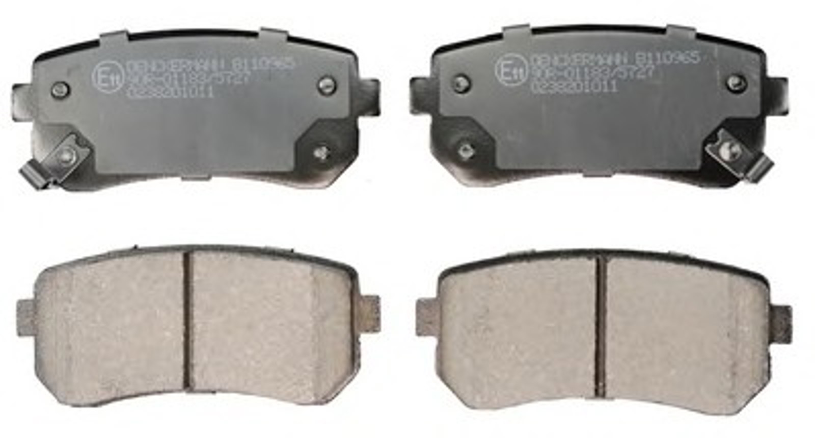 Колодки тормозные дисковые DENCKERMANN B110965